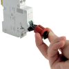 Bizline <br> Mini bloque-disjoncteur unipolaire brochage vers l'extérieur <br> Réf BI :  BIZ201101 <br> Réf Fab :  201101 <br> EAN13 :  3700882117168