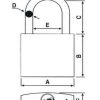 Bizline <br> Cadenas de consignation nylon avec anse aluminium 38 mm rouge <br> Réf BI :  BIZ230111 <br> Réf Fab :  230111 <br> EAN13 :  3700882116949