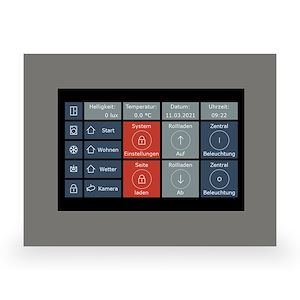 DMT Écran tactile VisuControl KNX, écran 17,7cm / 7pouces. Réf Rexel : BIMDTVC-0701.04     Réf Fab : VC-0701.04  EAN13  :  4251916147501
