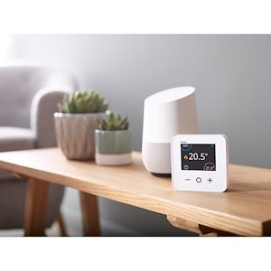 Schneider electric Wiser - thermostat d'ambiance connecté liaison zigbee 2,4GHz   Réf Rexel : BISCHCCTFR6400   Réf Fab :  CCTFR6400    EAN13 :   3606489710194