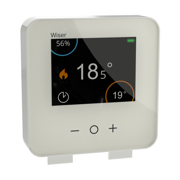 Schneider electric Wiser - thermostat d'ambiance connecté liaison zigbee 2,4GHz   Réf Rexel : BISCHCCTFR6400   Réf Fab :  CCTFR6400    EAN13 :   3606489710194