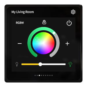Schneider Electric SpaceLogic KNX - Ecran Tactile 4 Pouces - Contrôle et affichage - Secure    Réf Rexel :  BISCHMTN6215-0410S    Réf Fab : MTN6215-0410S     EAN13  : 3606487170433