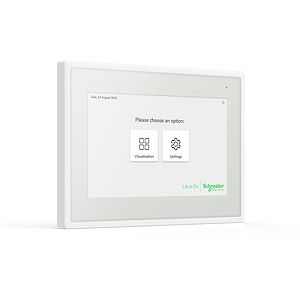 Schneider Electric SpaceLogic KNX Ecran tactile IP 7p - Blanc - 24v - Wifi - horizontal et vertical    Réf Rexel : BISCHMTN6260-7770   Réf Fab : MTN6260-7770     EAN13  : 3606482210585