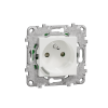 Schneider Electric Wiser Unica - Prise 2P+T connectée - 16A - zigbee - Blanc  Réf Rexel : BISCHNU555918  Réf Fab :  NU555918   EAN13 :   3606481038159