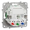 Schneider Electric Wiser Unica - Prise 2P+T connectée - 16A - zigbee - Blanc  Réf Rexel : BISCHNU555918  Réf Fab :  NU555918   EAN13 :   3606481038159