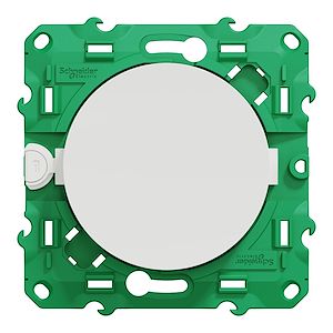 Schneider  Electric-Odace sans fil sans pile - interrupteur simple allumage - blanc   Réf Rexel : BISCHS520104  Réf Fab :  S520104  EAN13 :  3606489717544