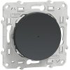 Schneider Electric Wiser Odace - bouton poussoir - 10A - zigbee - anthracite  Réf Rexel : BISCHS540530W   Réf Fab :  S540530W   EAN13 :   3606481019653