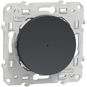 Schneider Electric Wiser Odace - bouton poussoir - 10A - zigbee - anthracite  Réf Rexel : BISCHS540530W   Réf Fab :  S540530W   EAN13 :   3606481019653