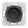 Schneider Electric Wiser Odace - Prise 2P+T connectée - 16A - zigbee - Anthracite  Réf Rexel : BISCHS540559  Réf Fab :  S540559  EAN13 :   3606481038203