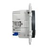 Schneider Electric Wiser Odace - Prise 2P+T connectée - 16A - zigbee - Anthracite  Réf Rexel : BISCHS540559  Réf Fab :  S540559  EAN13 :   3606481038203