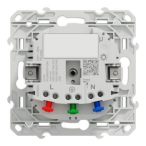 Schneider Electric Wiser Odace - Prise 2P+T connectée - 16A - zigbee - Anthracite  Réf Rexel : BISCHS540559  Réf Fab :  S540559  EAN13 :   3606481038203