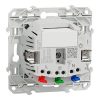 Schneider Electric Wiser Odace - Prise 2P+T connectée - 16A - zigbee - Anthracite  Réf Rexel : BISCHS540559  Réf Fab :  S540559  EAN13 :   3606481038203