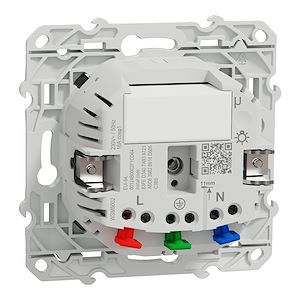 Schneider Electric Wiser Odace - Prise 2P+T connectée - 16A - zigbee - Anthracite  Réf Rexel : BISCHS540559  Réf Fab :  S540559  EAN13 :   3606481038203