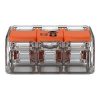 Borne WAGO 221 Mini 3x4mm² à leviers souple & rigide   Réf Rexel : BIWAG221-413  Réf Fab :   221-413  EAN13 :  4050821808442