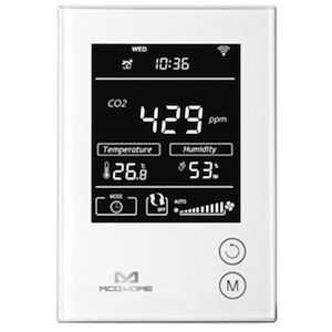 Smart connective Capteur de qualité d'air CO2, humidité, température   Réf Rexel : BIONNMH9-CO2-WA   Réf Fab : MH9-CO2-WA   EAN13  : 6928954202100