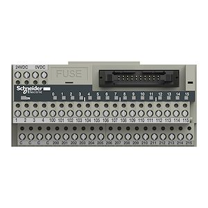 BISCHABE7H16_image 2 Schneider Electric Telefast ABE7 - embase de raccordement passive - 16 entrées ou sorties - DEL Réf Rexel : BISCHABE7H16C21 Réf Fab : : ABE7H16C21 EAN13 : 3389110251166