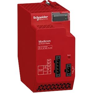 BISCHBMXCP_IMAGE 1 Schneider Electric Modicon X80 - alim sécurité redondante - 40W 110/220Vac - fonctions prédictive Réf Rexel : BISCHBMXCPS4002S Réf Fab : BMXCPS4002S EAN13 : 3606481204950