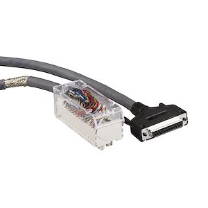 BISCHBMXF_image 2 Schneider Electric Modicon X80 - cordon - connecteur 28 contacts - connecteur SUB-D25 - 3m Réf Rexel : BISCHBMXFTA300 Réf Fab : : BMXFTA300 EAN13 : 3595864080451