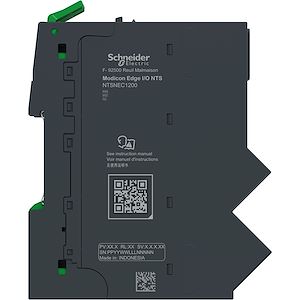 Schneider Electric Edge I/O NTS Tête de Station+Base+Term, EthernetIP/ModbusTCP 100Mbps,2RJ45    Réf Rexel : BI SCHNTSNEC1200K  Réf Fab : NTSNEC1200K    EAN13  :  3606486878040