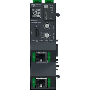 Schneider Electric Edge I/O NTS Tête de Station+Base+Term, EthernetIP/ModbusTCP 100Mbps,2RJ45    Réf Rexel : BI SCHNTSNEC1200K  Réf Fab : NTSNEC1200K    EAN13  :  3606486878040