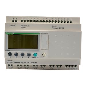 Schneider Electric Zelio Logic - relais intelligent modul.- 26 E/S - 24Vcc - horloge - affichage    Réf Rexel : BISCHSR3B261BD  Réf Fab : SR3B261BD    EAN13  : 3389110549980