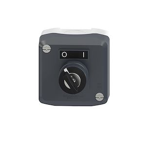 Schneider Electric Harmony boite - 1 bouton tournant D=22 à clé - 1F   Réf Rexel : BISCHXALD144   Réf Fab : XALD144   EAN13  : 3389110113983