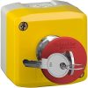 Schneider Electric Harmony XAL - boite jaune arrêt urgence rouge - pouss tourner à clé - 1O - D=40    Réf Rexel : BISCHXALK188   Réf Fab : XALK188   EAN13  : 3389119048095