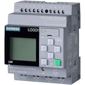 Siemens LOGO!230RCE, 8DI/4DO, 400 Blocks  Réf Rexel : BISIE6ED1052-1FB08-0BA2   Réf Fab :  : 6ED1052-1FB08-0BA2   EAN13  :  4034106034436
