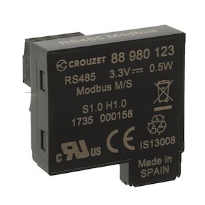 CROUZET Interface Em4 Rs485 24Vdc Slave Modbus & Master Without Polarization  Réf Rexel : BICRT88980123  Réf Fab : 88980123  EAN13  : 3593150048246