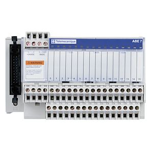 Schneider Electric Telefast ABE7 - embase - relais de sortie statique soudé - 16 sorties - 0,5A   Réf Rexel : BISCHABE7S16S1B2  Réf Fab :ABE7S16S1B2   EAN13 : 3389110838862