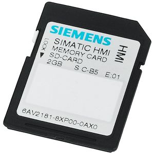 Siemens SIMATIC MEMORY CARD SD 2 Go  Réf Rexel : BISIE6AV2181-8XP00-0AX01   Réf Fab :  : 6AV2181-8XP00-0AX0   EAN13  : 4025515080039