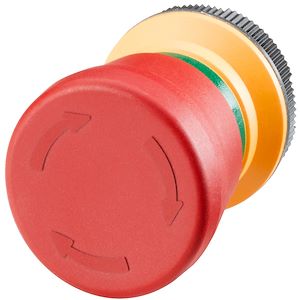 Siemens Poussoir arret d'urg. pour Ext. Unit  Réf Rexel : BISIE6AV7674-1MA00-0AA0   Réf Fab : 6AV7674-1MA00-0AA0   EAN13  : 4047623406983