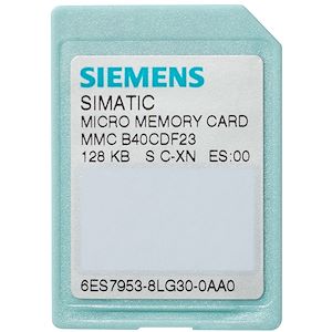 Siemens S7 MICRO CARTE MEMOIRE, 64 KO   Réf Rexel : BISIE6ES7953-8LF31-0AA0  Réf Fab : 6ES7953-8LF31-0AA0  EAN13  :  4047623402619