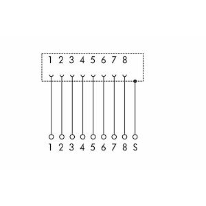 WAGO Module interface RJ45 Ethernet / 9 bornes 739  Réf Rexel : BIWAG289-175  Réf Fab : 289-175   EAN13  : 4045454317522