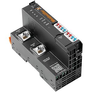 WEI1334910000_PHOTOHD_1 Weidmuller Coupleur Bus De Terrain Pour E/S Déportées, Ip 20, Ethernet, Ethercat Réf Rexel : BIWEI1334910000 Réf Fab :1334910000 EAN13 : 4050118138283