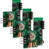 3X kwmobile Radio Transmitter Receiver Module 433 MHz for Arduino and Raspberry Pi – Wireless Transmitter Module    Réf Fab :  	kwmobile   ASIN :B00G23NW6S