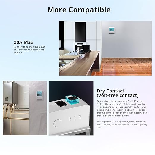 SONOFF TH Elite 16A Interrupteur Connecté WiFi sans fils avec Mesure de Temp.&Hum pour Maison Connectée, Compatible avec Alexa, Google Home, IFTTT, Contrôle à Distance via APP, Aucun Hub Requis    Réf Fab :  	SONOFF