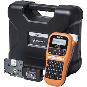 Brother Etiqueteuse portable pour les électriciens - Livrée avec mallette de transport  Réf BI  : BIBRTPTE110VP    Réf Fab :   PTE110VP  EAN13  : 4977766774970