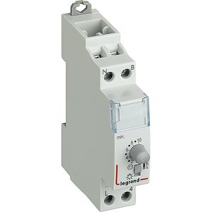 LEGRAND Minuterie modulaire 230V~ 50Hz et 60Hz - sortie 16A 250V~ - 1 module  Réf BI  : BILEG412602    Réf Fab :   412602  EAN13  :  3245064126021