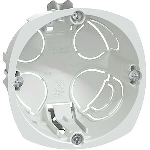 Schneider Electric Multifix - boîte encastrement - 1 poste - D=67mm - P40mm  Réf BI  : BISCHIMT35914   Réf Fab :  IMT35914  EAN13  : 3606489550264